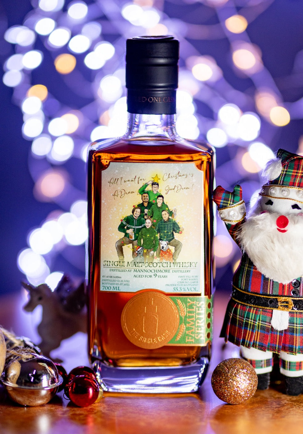 Mannochmore 9 Years Old Single Cask Xmas Whisky (cask 12489b)