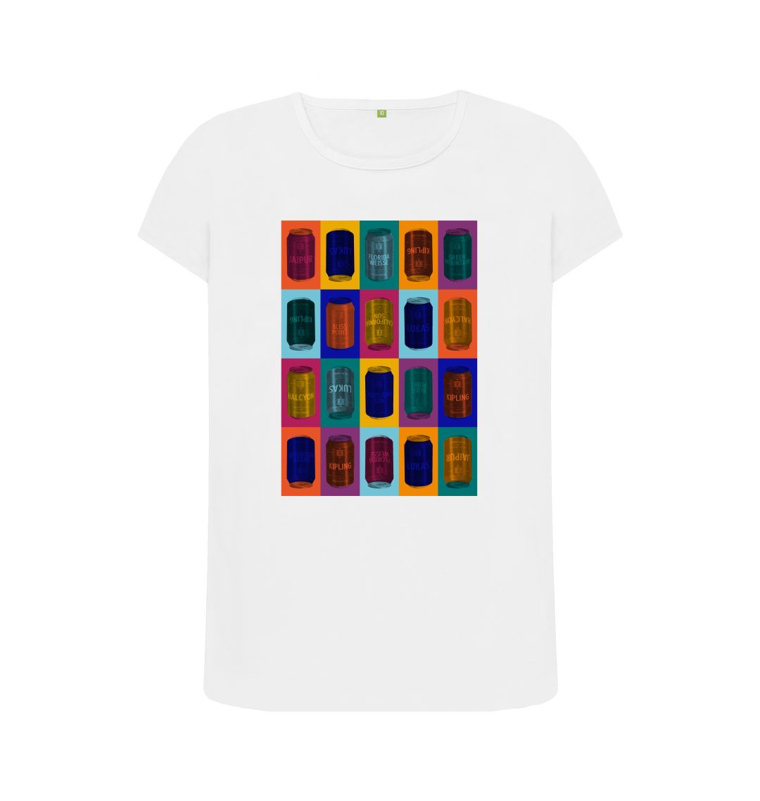 Womens Thornbridge Pop Art Cans T Shirt