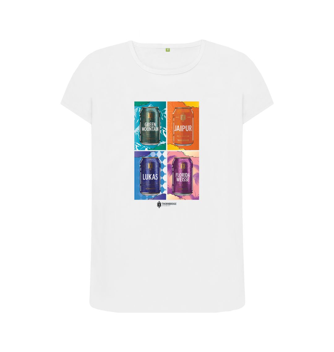 Womens Thornbridge Tate Cans T Shirt