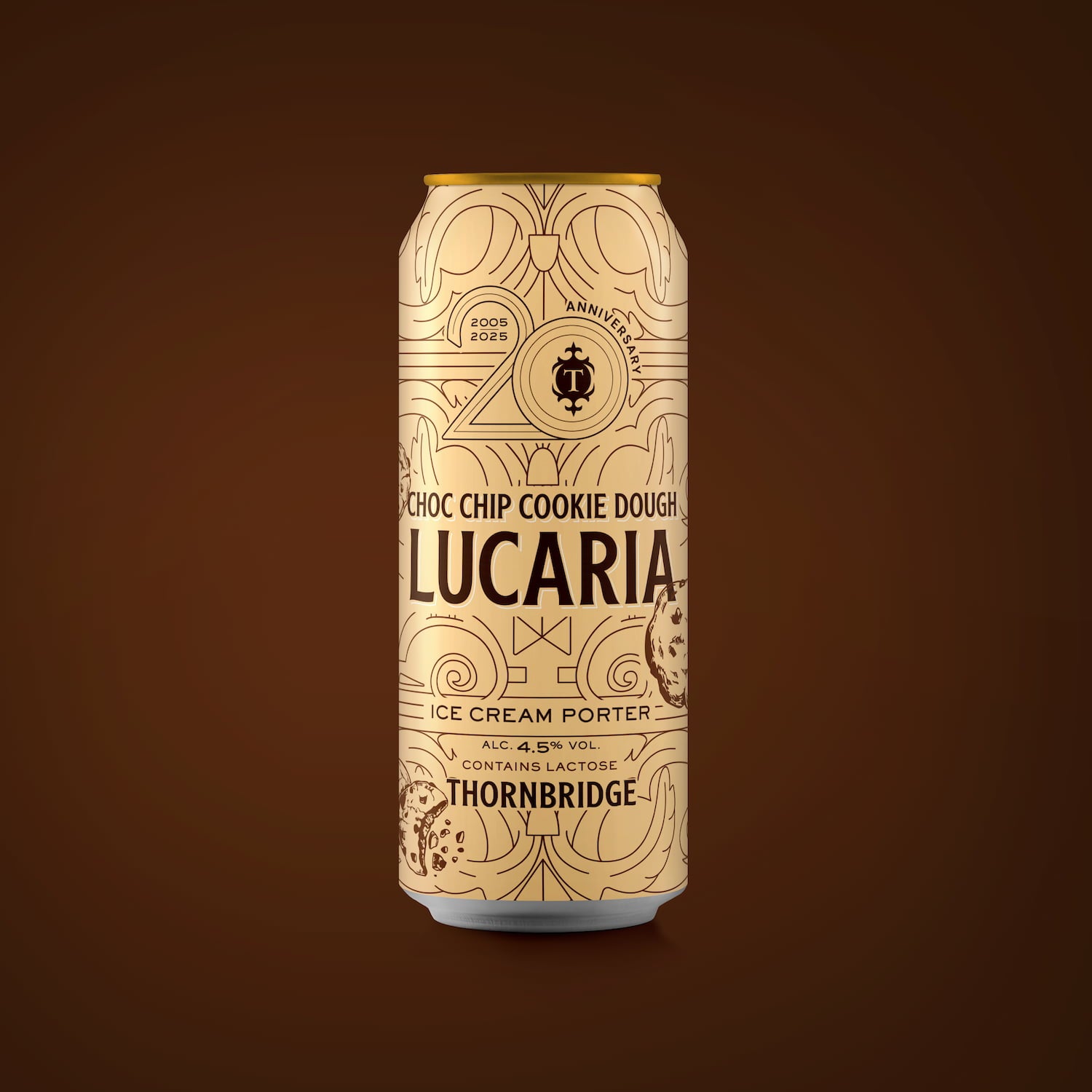 Choc Chip Cookie Dough Lucaria, 4.5% Ice Cream Porter