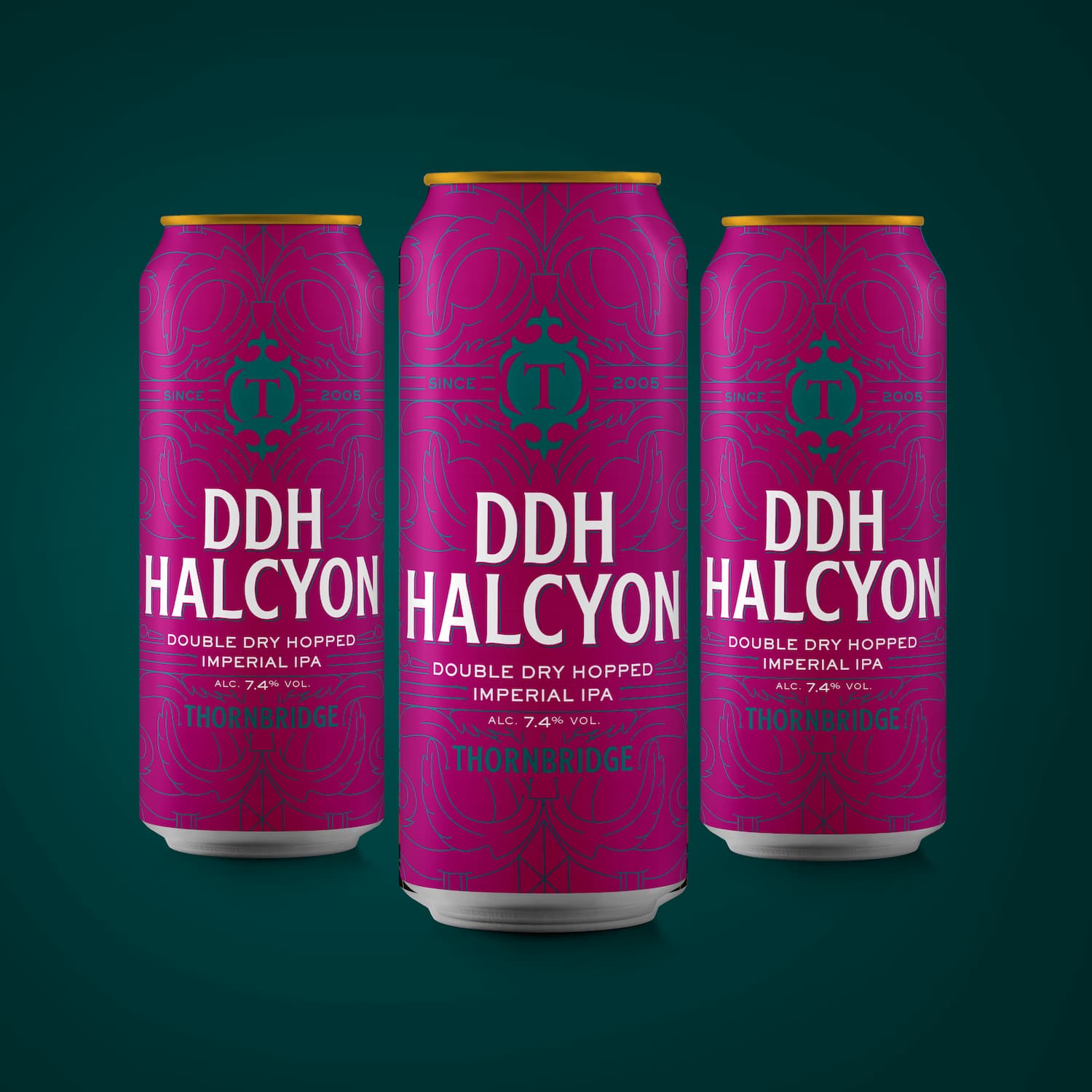 Ddh Halcyon, 7.4% Ddh Imperial Ipa 12 X 440ml Cans