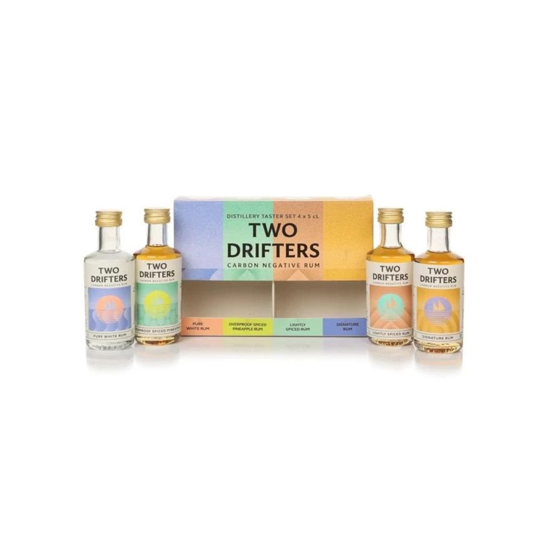 Two Drifters Rum Taster Set  4 X 5cl