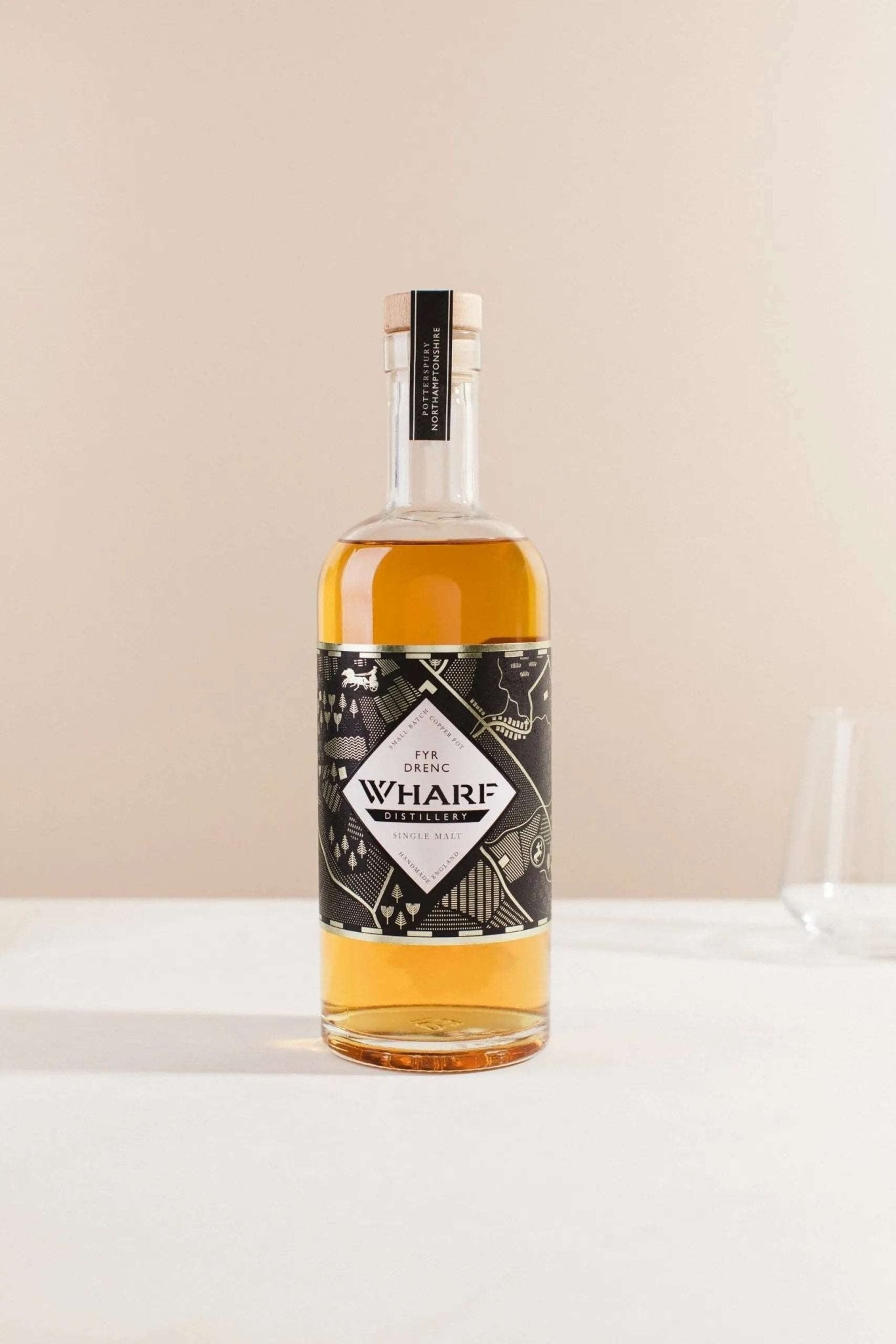 Wharf Distillery Fyr Drenc  English Single Malt Grain Spirit  70cl