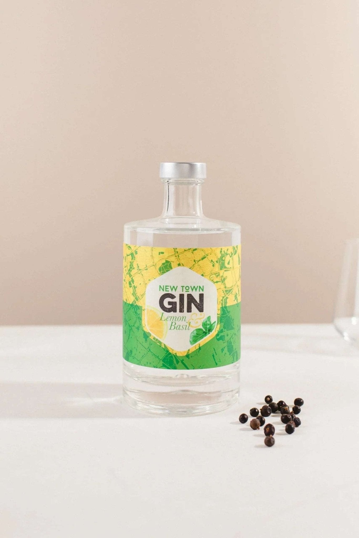 Wharf Distillery New Town Lemon And Basil Gin  50cl