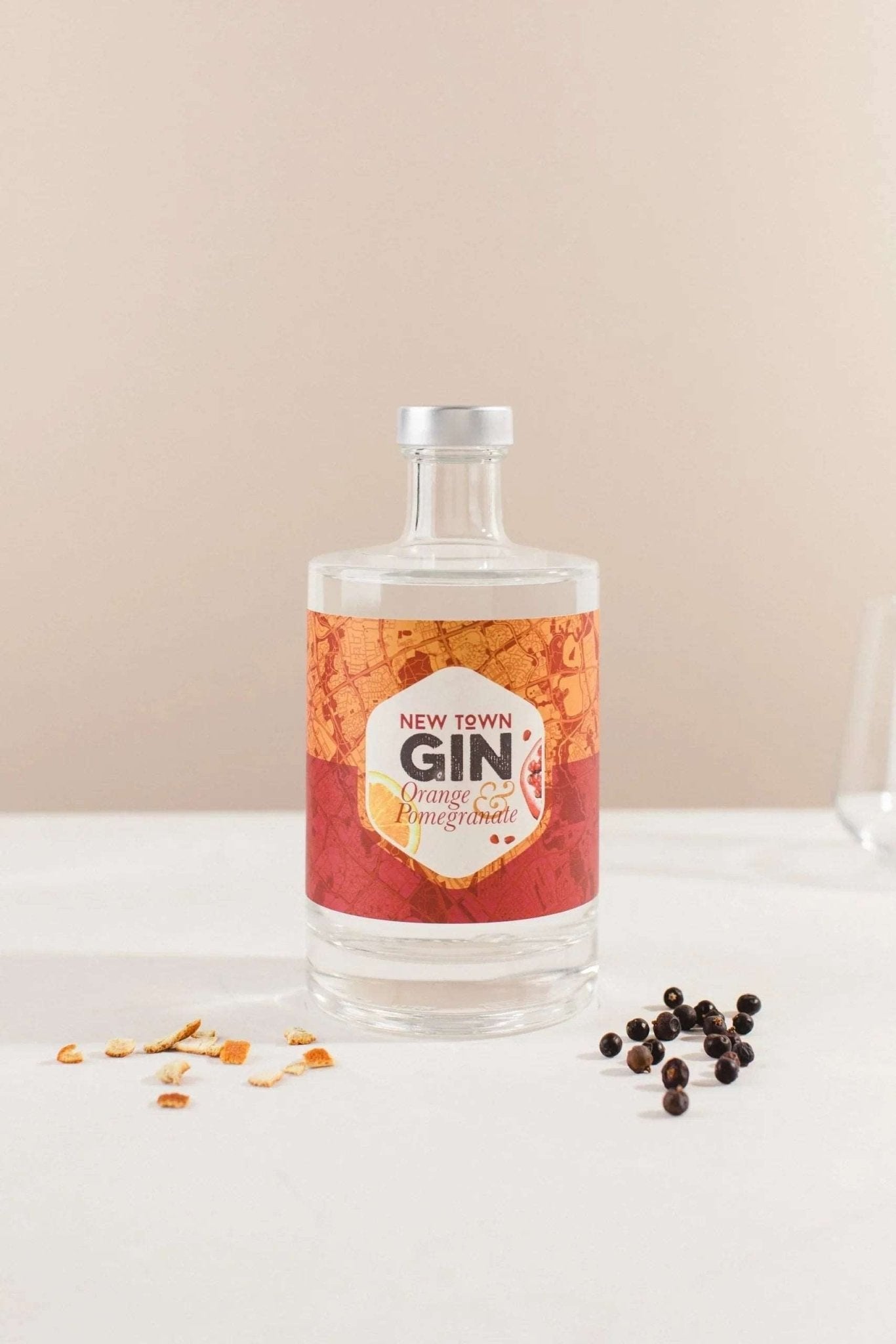 Wharf Distillery New Town Orange And Pomegranate Gin  50cl