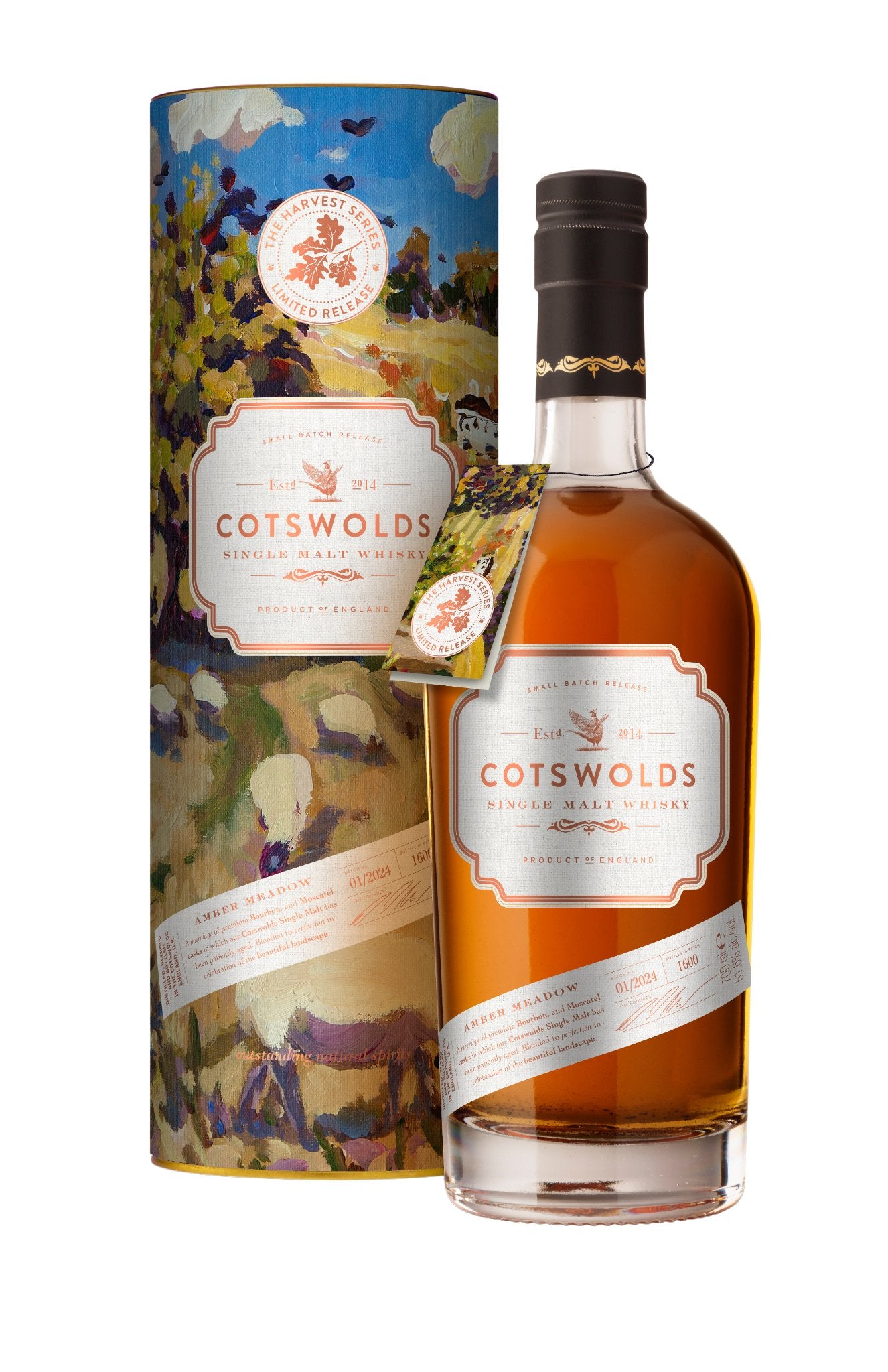 Cotswolds Distillery Harvest Series Amber Meadows Single Malt Whisky  70cl