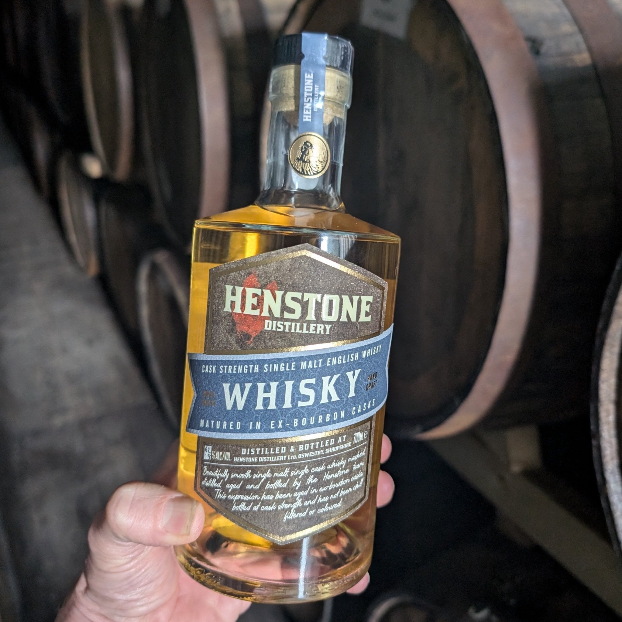 Henstone Distillery Cask Strength Single Malt Whisky  70cl