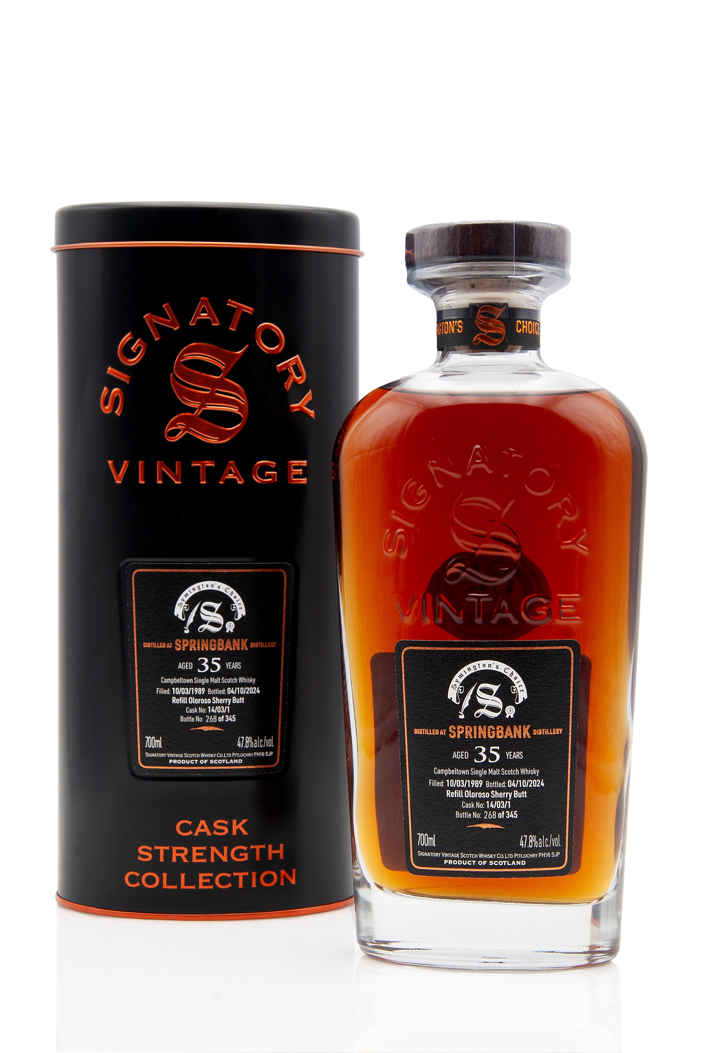 Springbank 35 Year Old - 1989  Cask 14/03/1  Symingtons Choice (signatory)