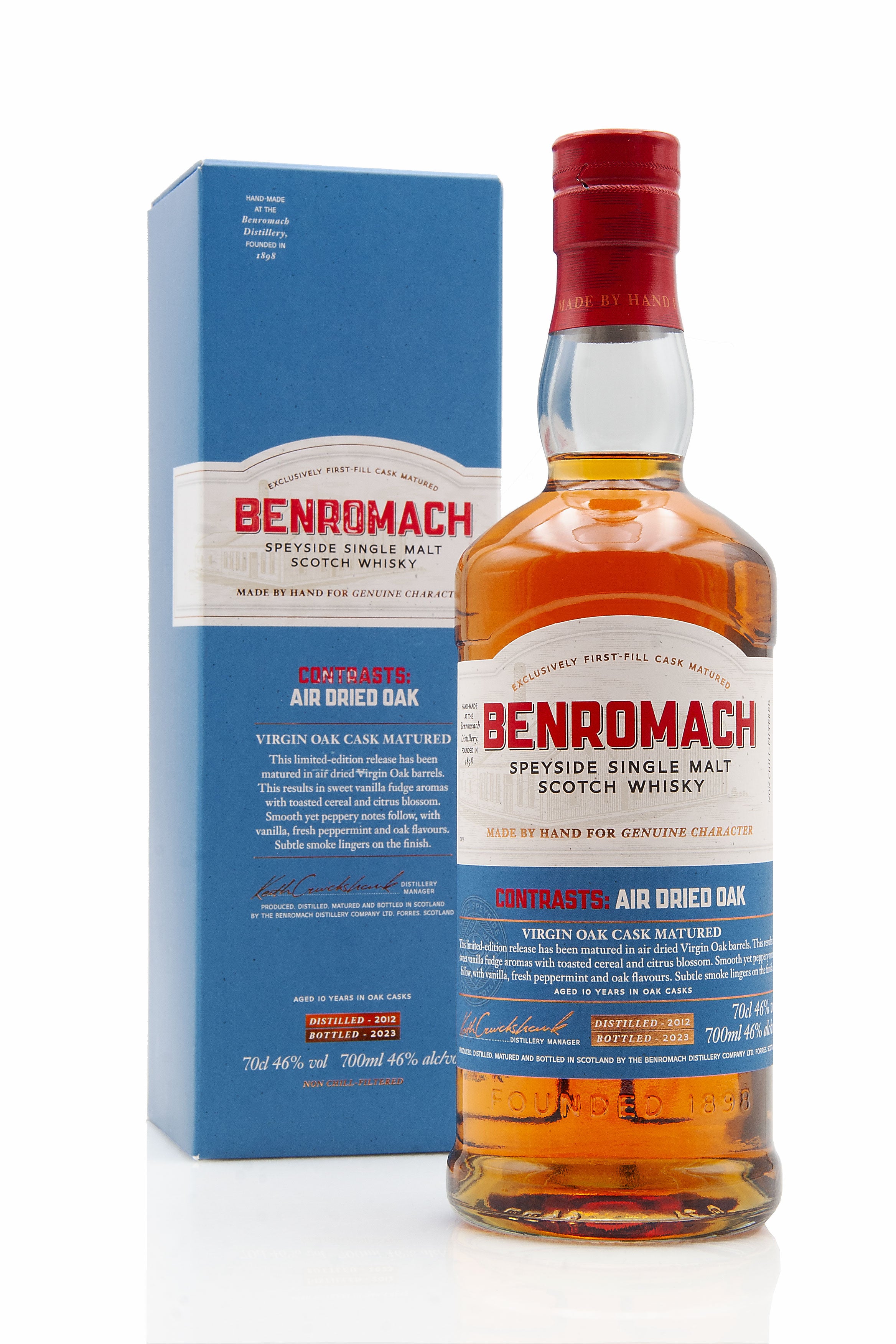 Benromach Contrasts: Air Dried Virgin Oak (2012-2023)