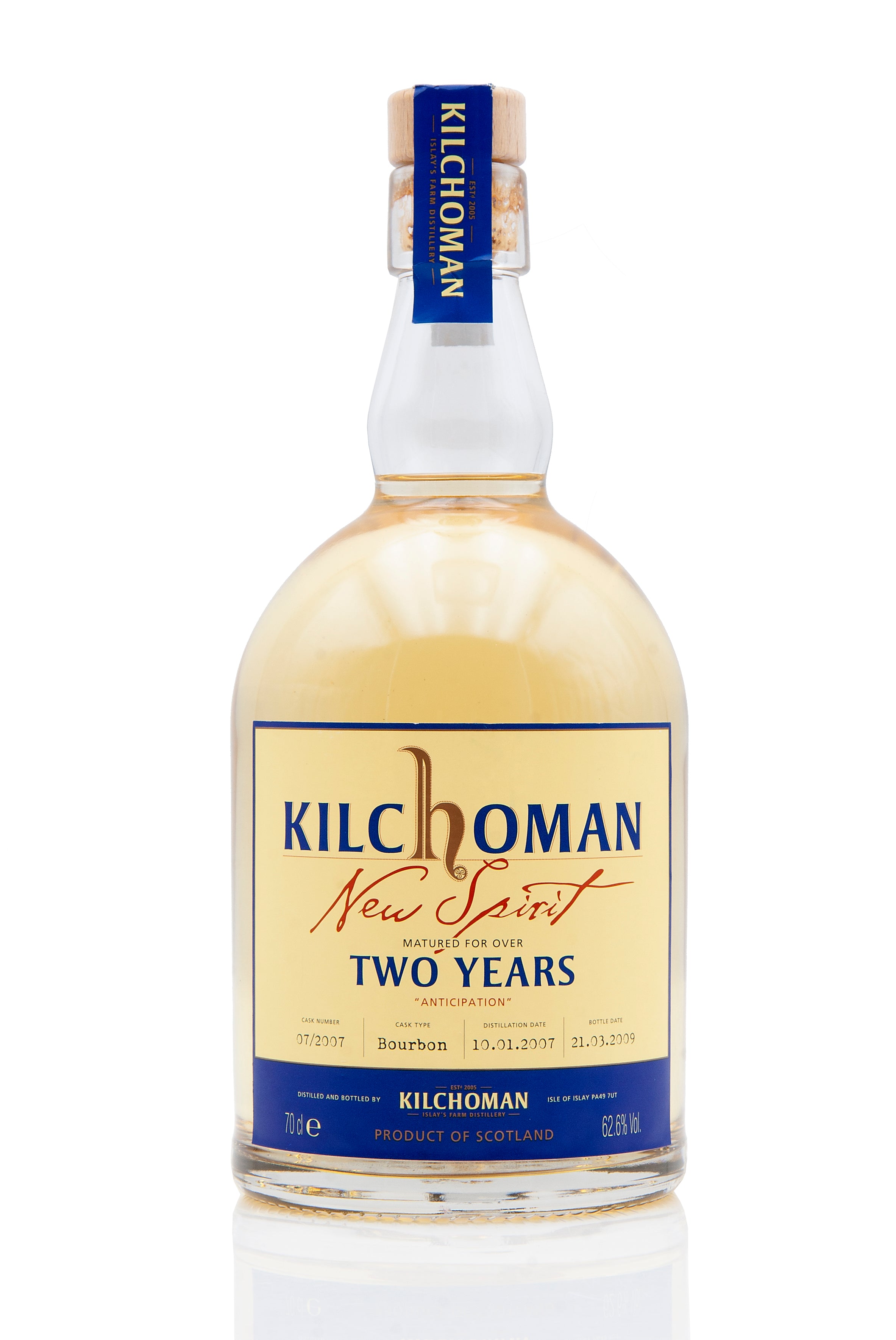 Kilchoman anticipation Cask 07/2007 - 62.6%