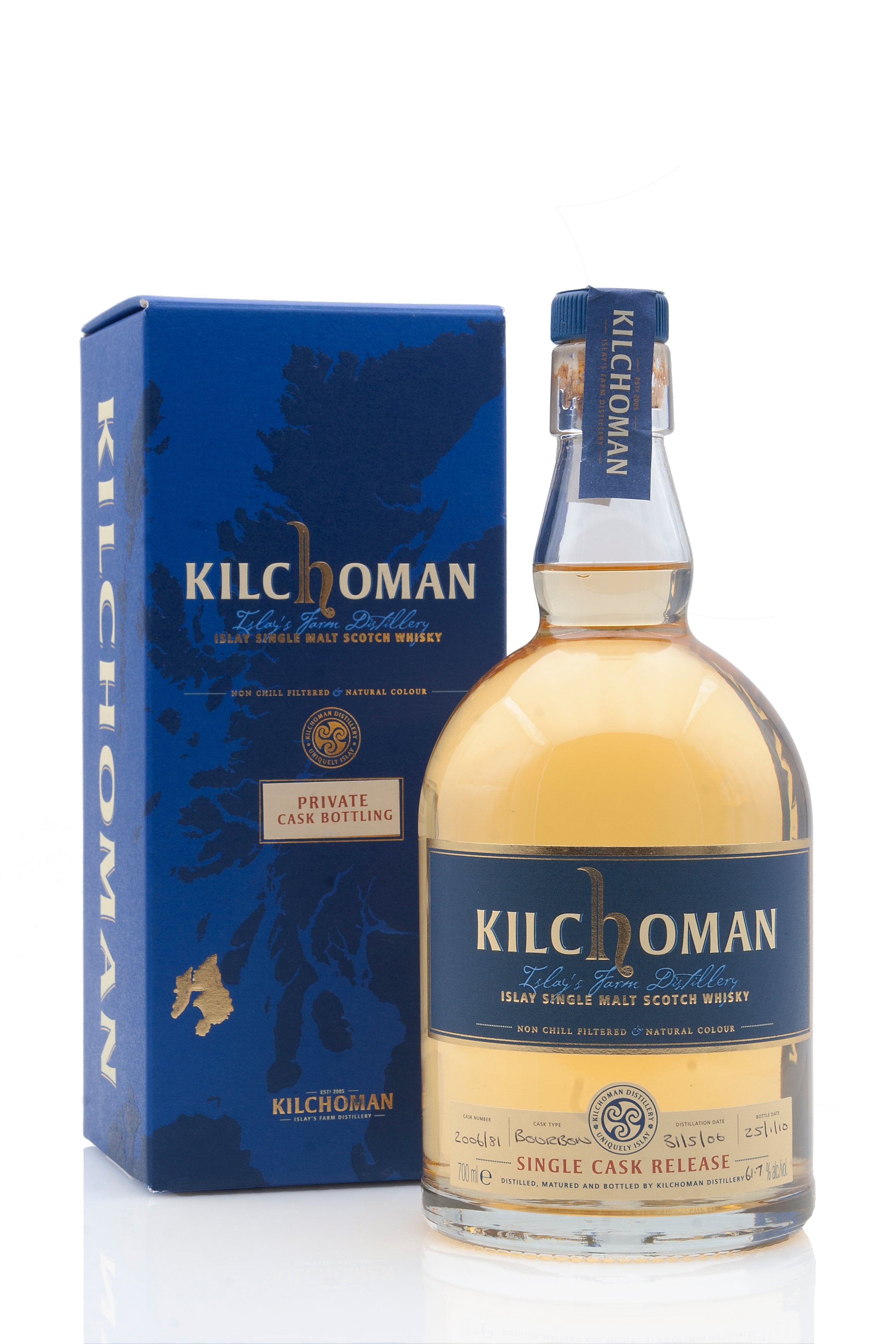 Kilchoman 2006 Vintage  Single Cask 2006/81  Private Cask Bottling