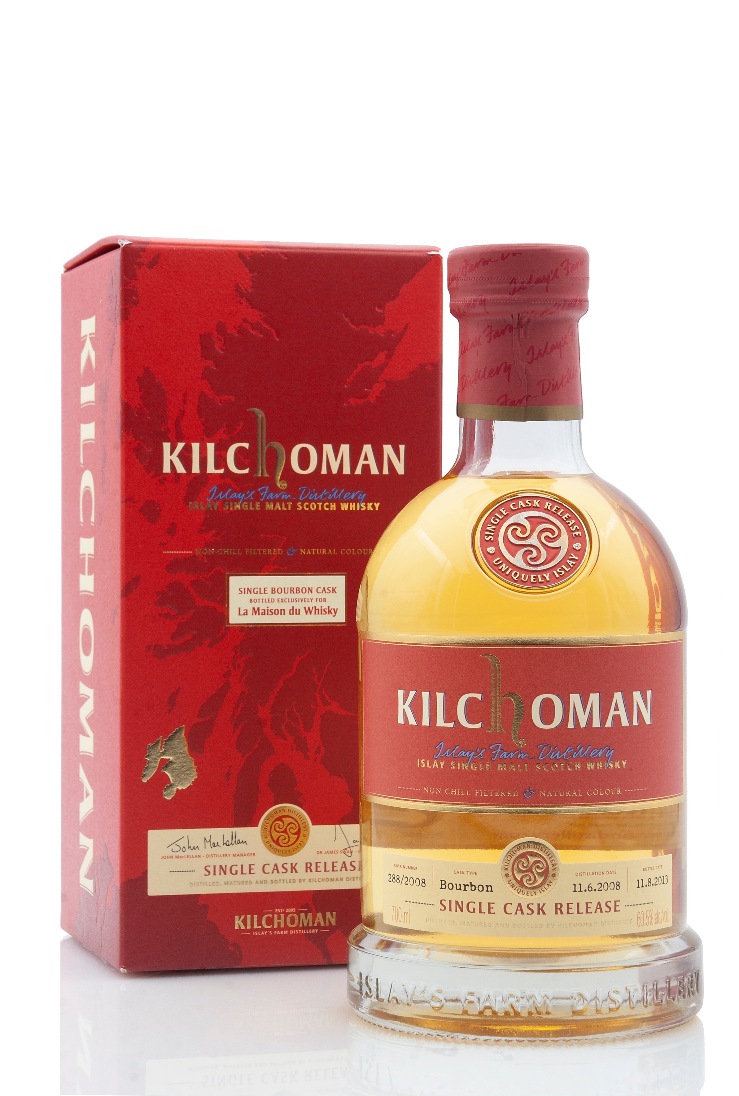 Kilchoman 5 Year Old - 2008  Cask 288/2008  Lmdw