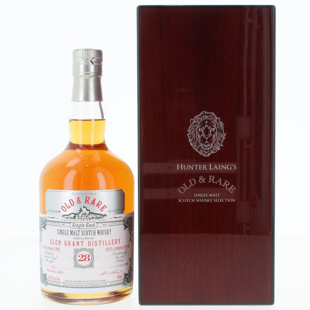 Glen Grant 28 Year Old 1994 OldandRare Single Malt Scotch Whisky - 70cl 63.8%